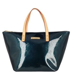 Louis Vuitton Vernis Verby GM Tote Bag Emerald Green Patent Leather